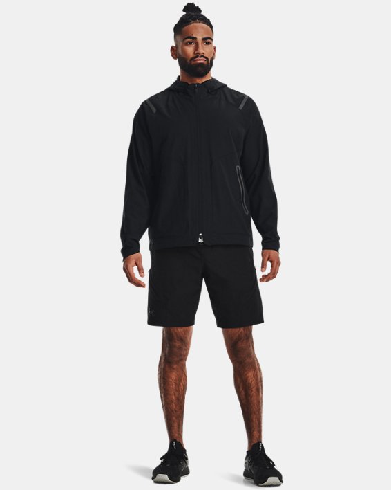 Men's UA Unstoppable Cargo Shorts in Black image number 2